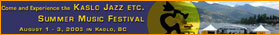 Kaslo Jazz Festival